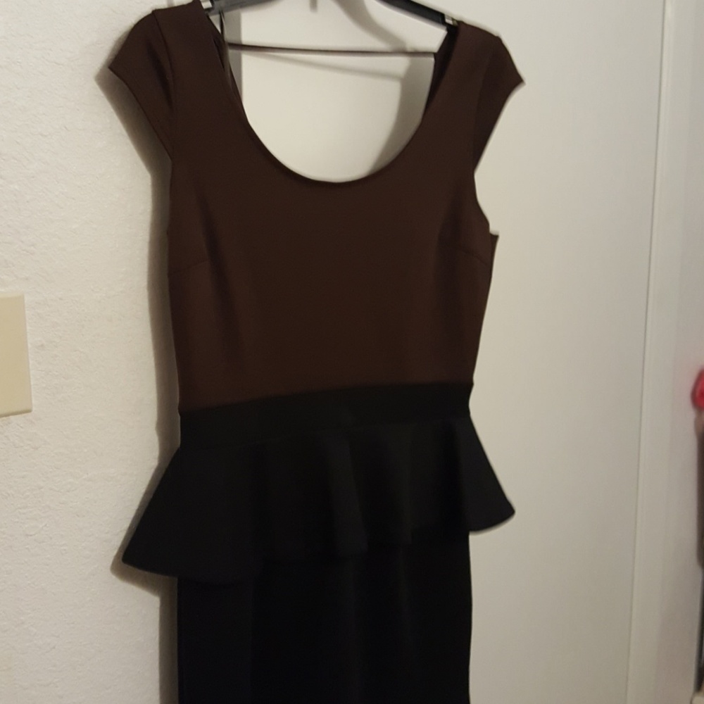 Black and brown skirt